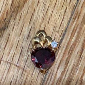 Ruby Heart ♥️ Charm